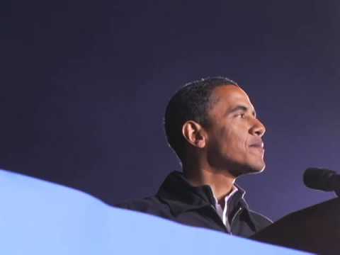 YouTube - Barack in Prince William County, VA: Fired Up, Ready to Go