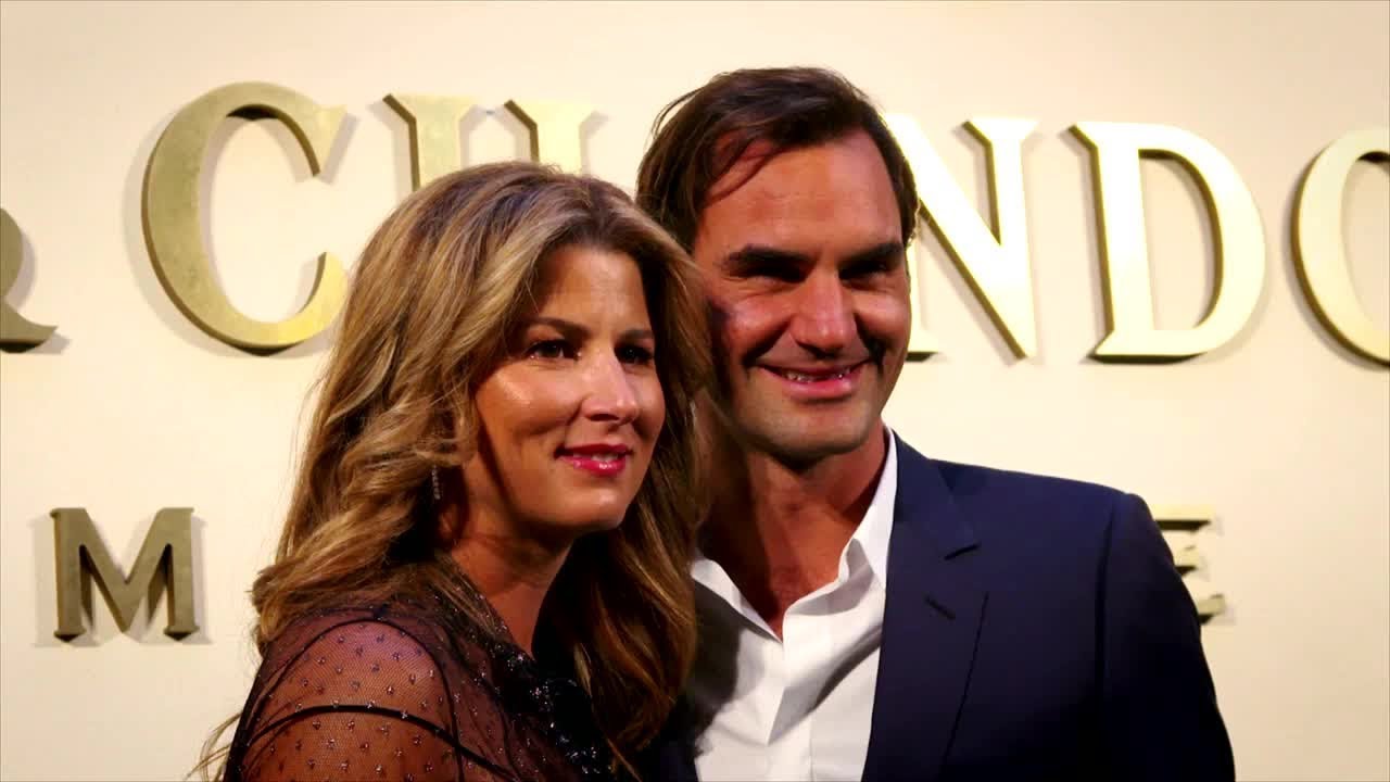 Federer Marks 20th Year On Tour With Special Party - YouTube