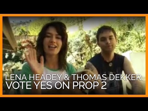 YouTube - Lena Headey and Thomas Dekker Prop 2 Video
