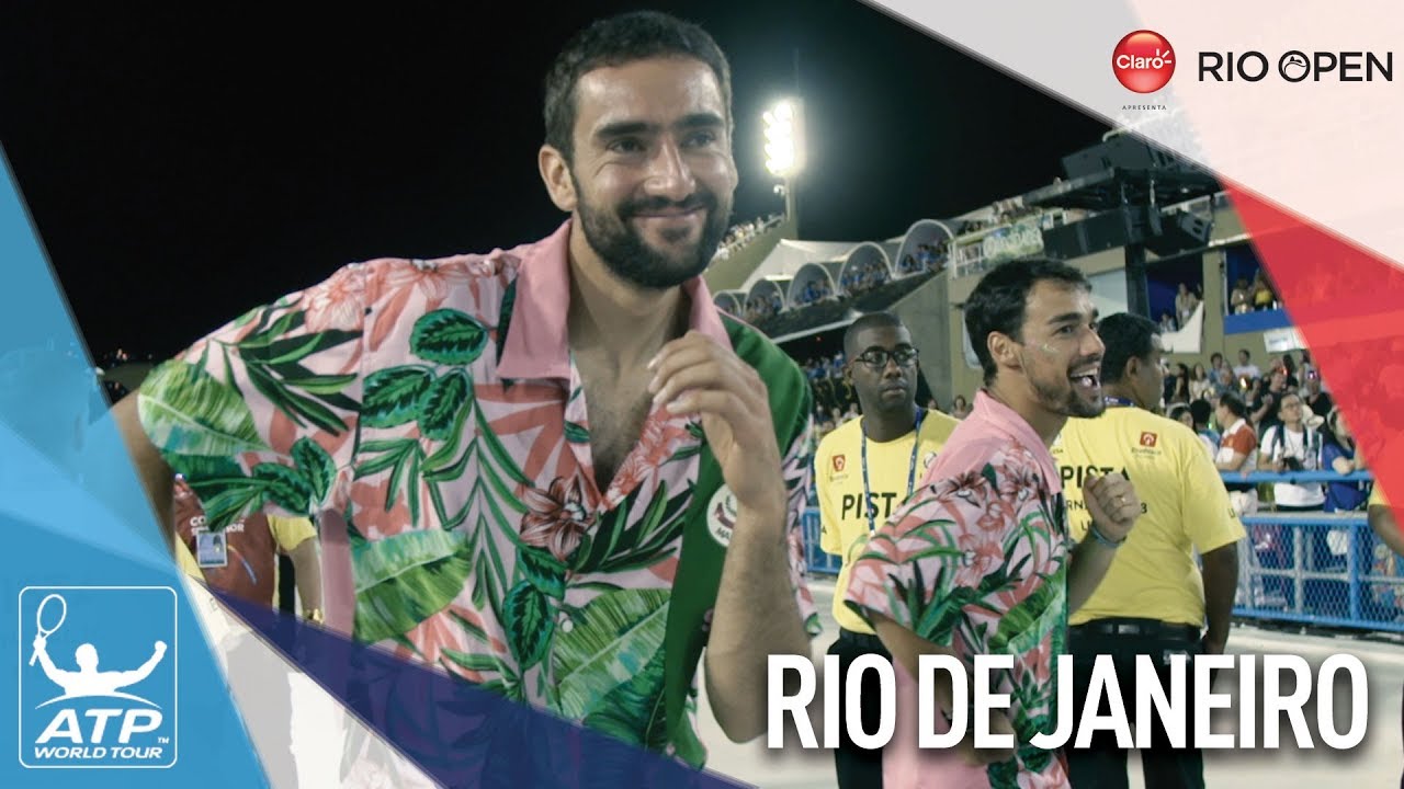 ATP World Tour Stars Take On Rio Carnival - YouTube
