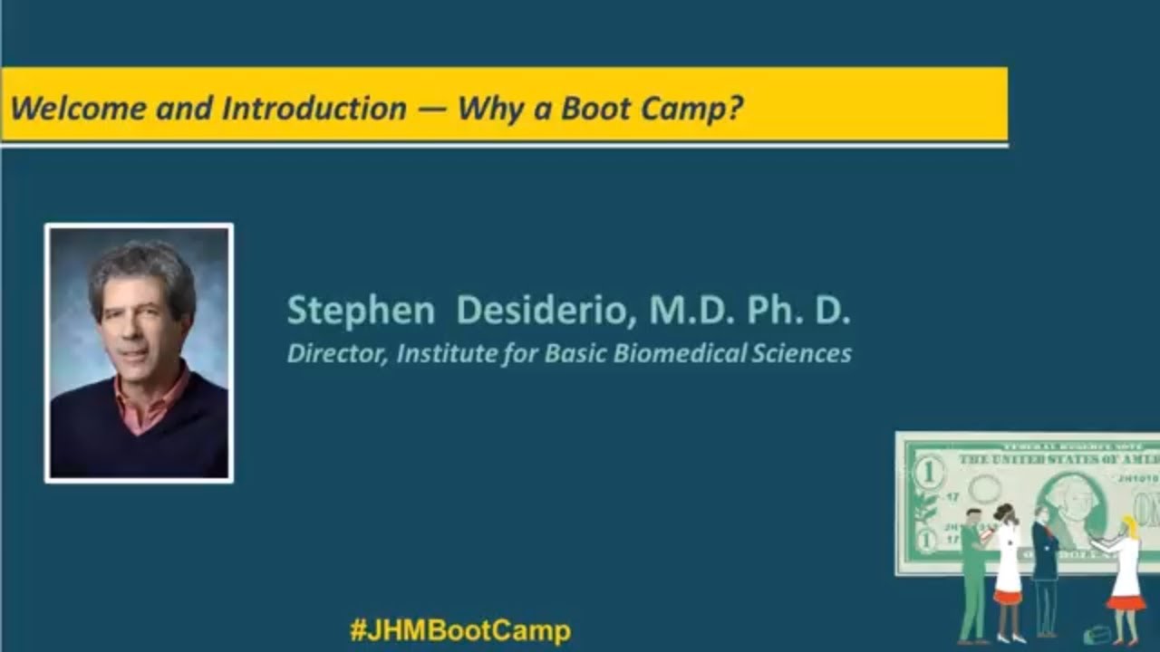 2018 Science Writers&amp;#39; Boot Camp | Welcome and Introduction with Stephen Desiderio, M.D., Ph.D. - YouTube