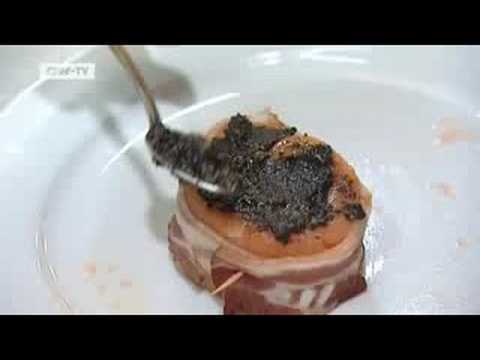 YouTube - euromaxx a la carte | Salmon Tournedo Rolled in Bacon